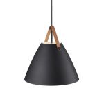 DFTP by Nordlux Pendellampa Strap 48 Svart - Metall | E27 Max 40W